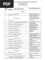 Environmental Law Research Paper Topics Final List