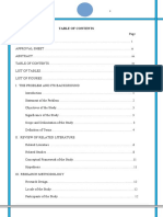 TABLE OF CONTENTS Page