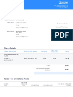 Invoice: Charge Details