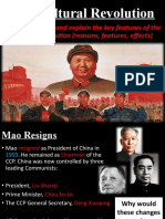 1966 - 1976 The Cultural Revolution