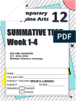 SUMMATIVE TEST - Contempo1