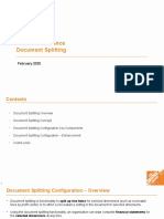 THD - Document Splitting Configuration