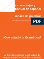 UNLaR - Estructuras Clases de Palabras 1