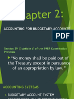 Chapter 2 Accounting For Budgetary Accounts