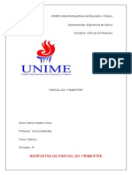 Respostas Da Parcial Do 1ºbimestre