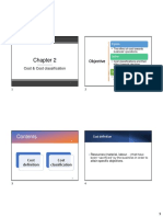 Chapter 2 - Cost and Cost Classification