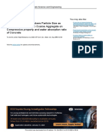 Influence of Waste Rubbers Particle Size As Partial Substitution With Coarse Aggregate On Compressive Property and Water Absorption Ratio of Concrete