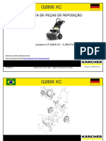 Lista de Peças de Reposição: Lavadora A.P G2800 XC - 9.398-670.0