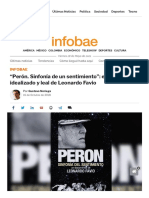 "Perón. Sinfonía de Un Sentimiento" - El Documental Idealizado y Leal de Leonardo Favio - Infobae