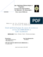 Etude Epidemiologique Du Cancer de Rectum Tlemcen 3