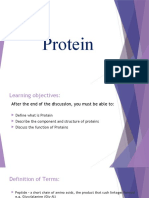 Protein and Amino Acids Structure and Functions