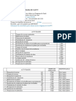 Diagrama de Gantt