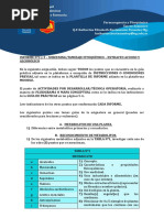 INFORME N°2 y 3 - INDICACIONES