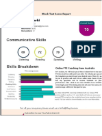 PTE Mock REPORT Milan Karki