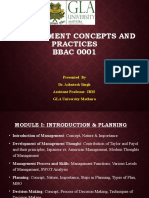 Management Concepts and Practices BBAC 0001