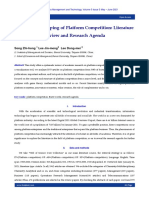 Knowledge Mapping of Platform Competition: Literature Review and Research Agenda