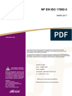 NF en Iso 17892-5 Mars 2017 - Reconnaissance Et Essais Geotechniques - Partie 5 Essai de Chargement Par Palier A Loedometre