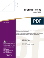 NF en Iso 17982-12 Juillet 2018 Reconnaissance Et Essais Geotechniques - Essais de Laboratoire Sur Les Sols - Partie 12 Dete