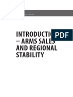 Arms Sales and Regional Stability - Introduction