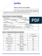 MSDS CR2032 DBV 2017