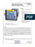 Ashida Adr112e Numerical Neutral Displacement Protection Relay