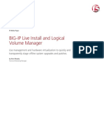 BIG IP Live Install and Logical Volume Manager