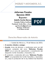 Reformas Fiscales Ejercicio 2023 Nuevo