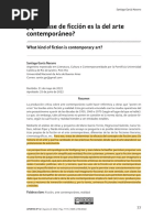 García Navarro-Qué Clase de Ficción Es El Arte Contemporáneo