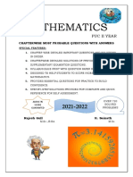 2nd PU Maths Handbook