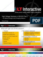 High Voltage Solutions in HEV EV Part I - On Board Chargers and Charging Stations