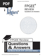 Fpgee Question and Answer 2019-2020 Edition