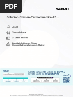 Wuolah Free Solucion Examen Termodinamica 2021