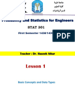 Chapter1 - L1 احصاء