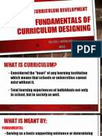 Fundamentals of Curriculum Designing (Morallos)