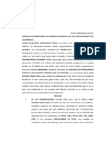 Demanda de Juicio de Nulidad de Instrumento Publico Del Negocio Juridico Que Lo Contiene