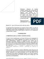 Corte Constitucional Colombiana AWA