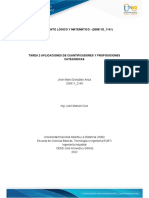 Aplicaciones de Cuantificadores y Proposiciones Categoricas