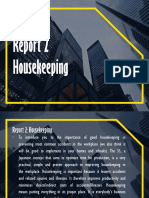 Report 2 Housekeeping