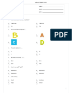 Latihan Soal - Alphabet - Kelas 4 - Small