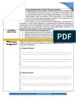 MODULE 3 - Assessment and Evaluation in Social Science Learning