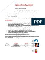 Fortigate Firewall HA A-P - A-A Mode Configuration