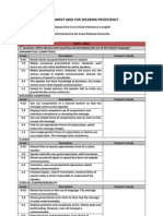 Assessment Grid For Speaking Proficiency