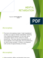 Report On Mental Retardation