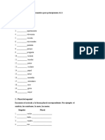 Ejercicios de Español y Gramática para Principiantes A1