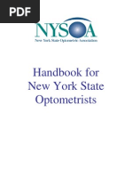 Handbook For Nys Optometrists