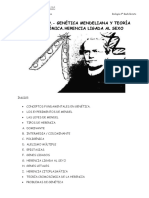 Tema 8 y 9 Genética Mendeliana y Teoría Cromosómica - Compressed