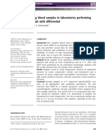 Guidance For Storing Blood Samples in Laboratories Performingcomplete Blood Count With Differential