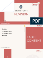 Speaking-Unit 6. Revision (Optional)