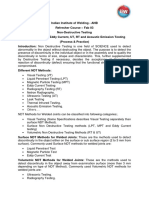 Fab 03 Non - Destructive Testing