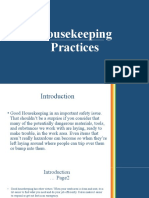 Housekeeping Practices